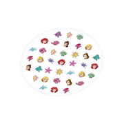 Set decorare unghii pentru fetite, 3 lacuri de unghii si modele de lipit pe unghii, Printesele Disney