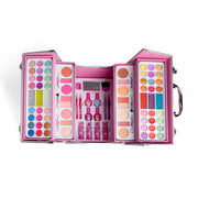 Trusa mare de machiaj pentru copii Martinelia My Little Unicorn Mega Beauty Case, cufar cu farduri, rujuri si lacuri de unghii
