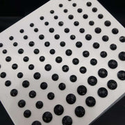 Strassuri autoadezive pentru machiaj Black Drops, pentru fata, corp, unghii, Chique