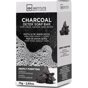 Sapun solid de detoxifiere cu carbon activ IDC institute 99612, 75 g