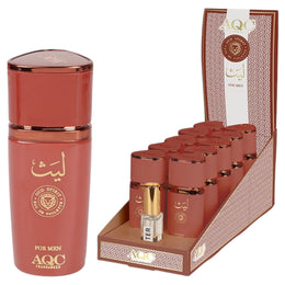 Set 10 bucati + tester Apa de toaleta pentru barbati Laith Borboun Oud, AQC Fragrances, 56250