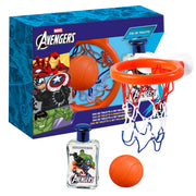 Set cu apa de toaleta 50 ml si cos de baschet, pentru baieti, Avengers, Marvel, 2570