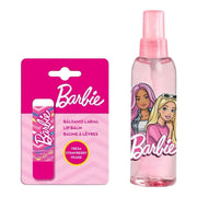 Gentuta cosmetica Barbie, cu balsam de buze si spray pentru corp 100ml, 2047
