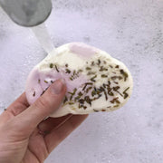 Spumant de baie solid Lavender Clouds Bubble Doh 135g, Bomb Cosmetics