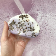 Spumant de baie solid Lavender Clouds Bubble Doh 135g, Bomb Cosmetics