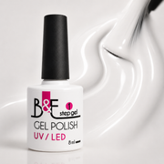 Lac de unghii 1 Step gel alb mat, nr 03, Umbrella, 8 ml