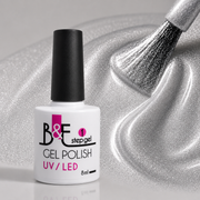 Lac de unghii 1 Step gel nr 29 sclipici argintiu, Umbrella, 8 ml