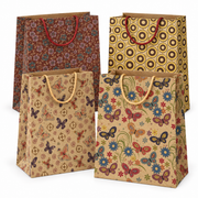 Pungi de cadou Kraft, XL, set de 12 buc