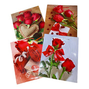 Punga de cadou, model floral, S