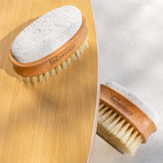 Perie exfolianta pentru corp cu piatra ponce 2 in 1, IDC Institute, 35127
