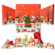 Calendar Advent cu produse de ingrijire si accesorii, 24 produse, 320 ml + 115 g, IDC Institute, 42380