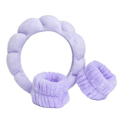 Set bentită și manșete Skincare lila, IDC Institute, 44137