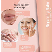 Balsam reparator pentru buze, ten si cuticule, cu extract de papaya, Action Balm, 68058, IDC Institute, 25g