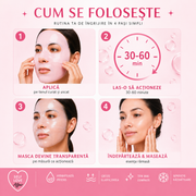 Masca cu colagen cu schimbare de culoare, IDC Institute, 68315