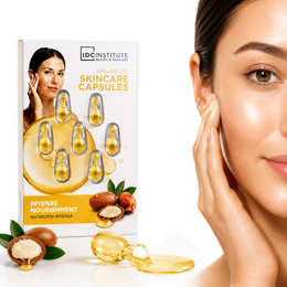 Capsule skincare cu ulei de argan, IDC Institute, Natural Elements, 7 capsule, 68325