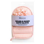 Set 12 manusi de baie dubla exfolianta si pentru curatare, diverse culori, IDC Institute, 90092