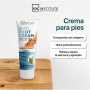 Crema regeneratoare pentru picioare cu extract de arbore de ceai si glicerina, IDC Institute 90193, 300 ml