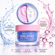 Cremă facială Dual Effect zi & noapte, cu Acid Hialuronic & Retinol,Idc Institute, 90380