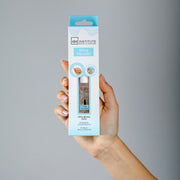 Set Nail Fix Top Coat lucios 6 ml si buffer pentru unghii, IDC Instiute, 90501