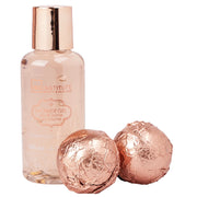 Set cadou pentru ingrijire corporala si baie Bronze Sandalwood & Cardamom, IDC Institute, 160 g, 99279