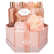 Set cadou 8 produse pentru ingrijire corporala si baie Ritual Bronze Sandalwood & Cardamom, IDC Institute, 1050 ml,99287