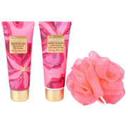Set cadou pentru ingrijire corporala si baie Secret Stories Cherry Blossom, IDC Institute, 160ml, 99295