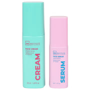 Set pentru ingrijire faciala zilnica cu serum si crema hidratanta, Glissy Radiant, IDC Institute