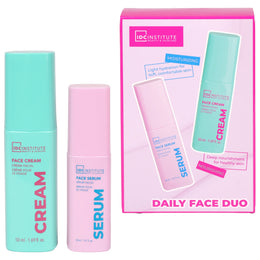 Set pentru ingrijire faciala zilnica cu serum si crema hidratanta, Glissy Radiant, IDC Institute