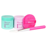 Set 4 produse pentru hidratare, luminozitate si rasfat facial Glissy, IDC Institute