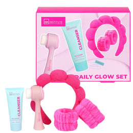 Kit 4 produse pentru curatare faciala Glissy Pure Glow, IDC Institute, 99318