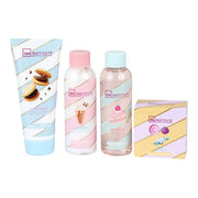 Set cadou Petits Délices Candy 4 produse pentru baie si ingrijire corporala, IDC Institute, 275 g, 99324