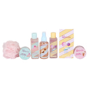 Set cadou pentru baie si ingrijirea corpului Petits Délices Briefcase, 7 produse, 690 ml + 150 g, IDC Institute, 99329