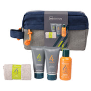 Set cadou pentru ingrijire barbati Men 4 Wash Bag, 4 piese, IDC Institute, 300 ml, 99348