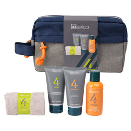 Set cadou pentru ingrijire barbati Men 4 Wash Bag, 4 piese, IDC Institute, 300 ml, 99348