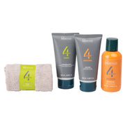 Set cadou pentru ingrijire barbati Men 4 Wash Bag, 4 piese, IDC Institute, 300 ml, 99348