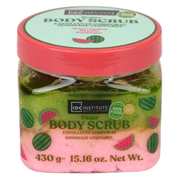 Exfoliant de corp cu zahar si aroma de pepene, IDC Institute, 99394, 430 g
