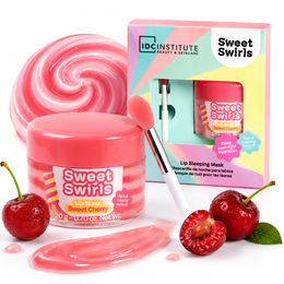 Mască de noapte pentru buze Sweet Swirls – Sweet Cherry, Idc Institute, 68341, 20 g