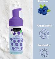 Demachiant spumă bifazic antioxidant pentru curatarea fetei Skin Food Blueberry, 120 ml, Idc Institute, 44130B
