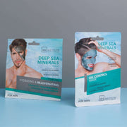 Masca faciala pentru barbati cu acid hialuronic si minerale de la Marea Moarta IDC Institute 3438, 22 g