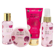 Set produse de ingrijire corporala Secret Stories, Rose Edition, 42293 IDC Institute