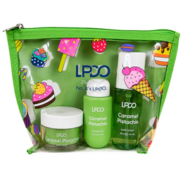 Set Cadou Travel Summer Kit Caramel Pistachio, 4 piese, LPDO