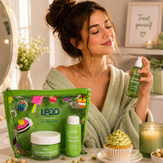 Set Cadou Travel Summer Kit Caramel Pistachio, 4 piese, LPDO