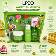 Set Cadou Travel Summer Kit Caramel Pistachio, 4 piese, LPDO
