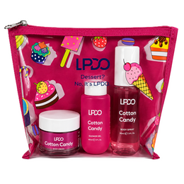 Set Cadou Travel Summer Kit Cotton Candy, 4 piese, LPDO