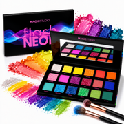 Paleta 18 farduri de pleoape Flash Neon Shadow, Magic Studio, 24500