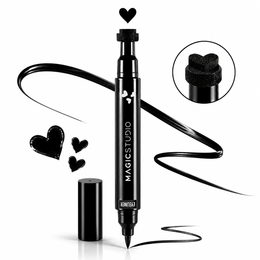 Eyeliner Fantasy, cu Stampila Heart Tatoo, Magic Studio, 2 g