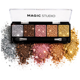 Paleta sclipici pentru pleoape Pressed Glitter, Magic Studio, 68029