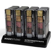 Paleta sclipici pentru pleoape Pressed Glitter, Magic Studio, 68029