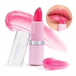 Balsam de buze cu sclipici si efect pH, Fucsia, Magic Studio, 68343