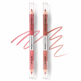 Set 2 Creioane Buze 2 in 1 Fair & Medium, Lip Contour Duo , Magic Studio, 90463
